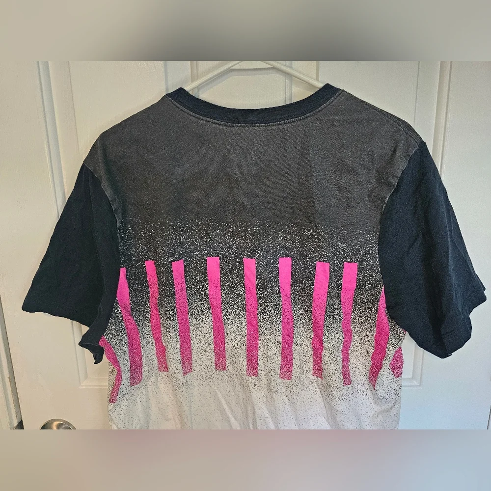 Jordan Gradient Black, Pink, and White T-Shirt Men's Size L